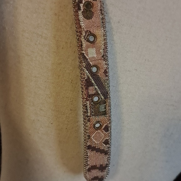 Vintage Multicolor Belt Designer Paul Harris Size M/L main image 6